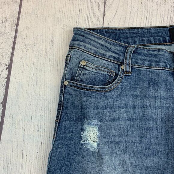 Celebrity Pink Jeans sz 11 / 30 Skinny Ankle Inseam 26.5" Distressed - Picture 4 of 15